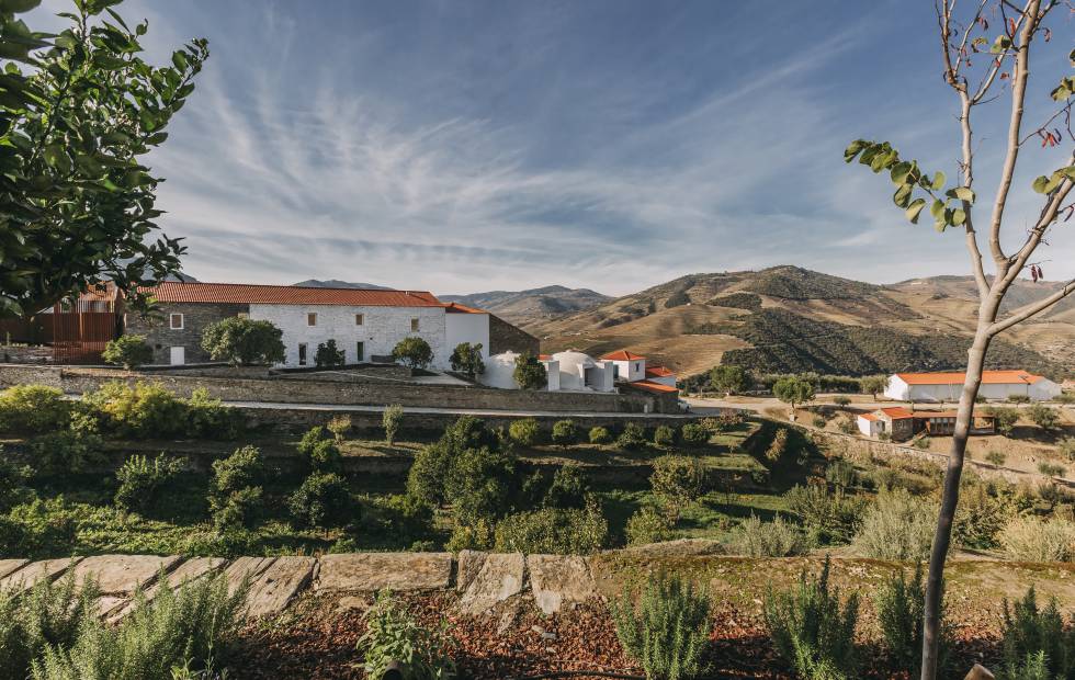 Vista de la quinta portuguesa reconvertida en hotel.