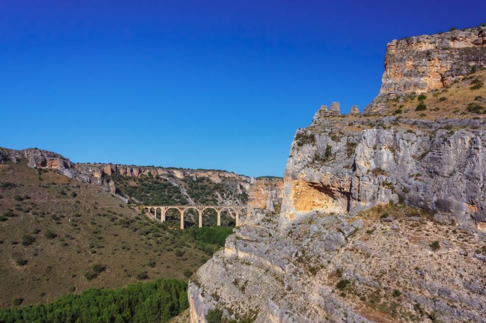 Hoces del río Riaza, en la sierra segoviana de Ayllón.