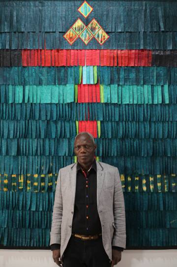 El artista maliense Abdoulaye Konat.