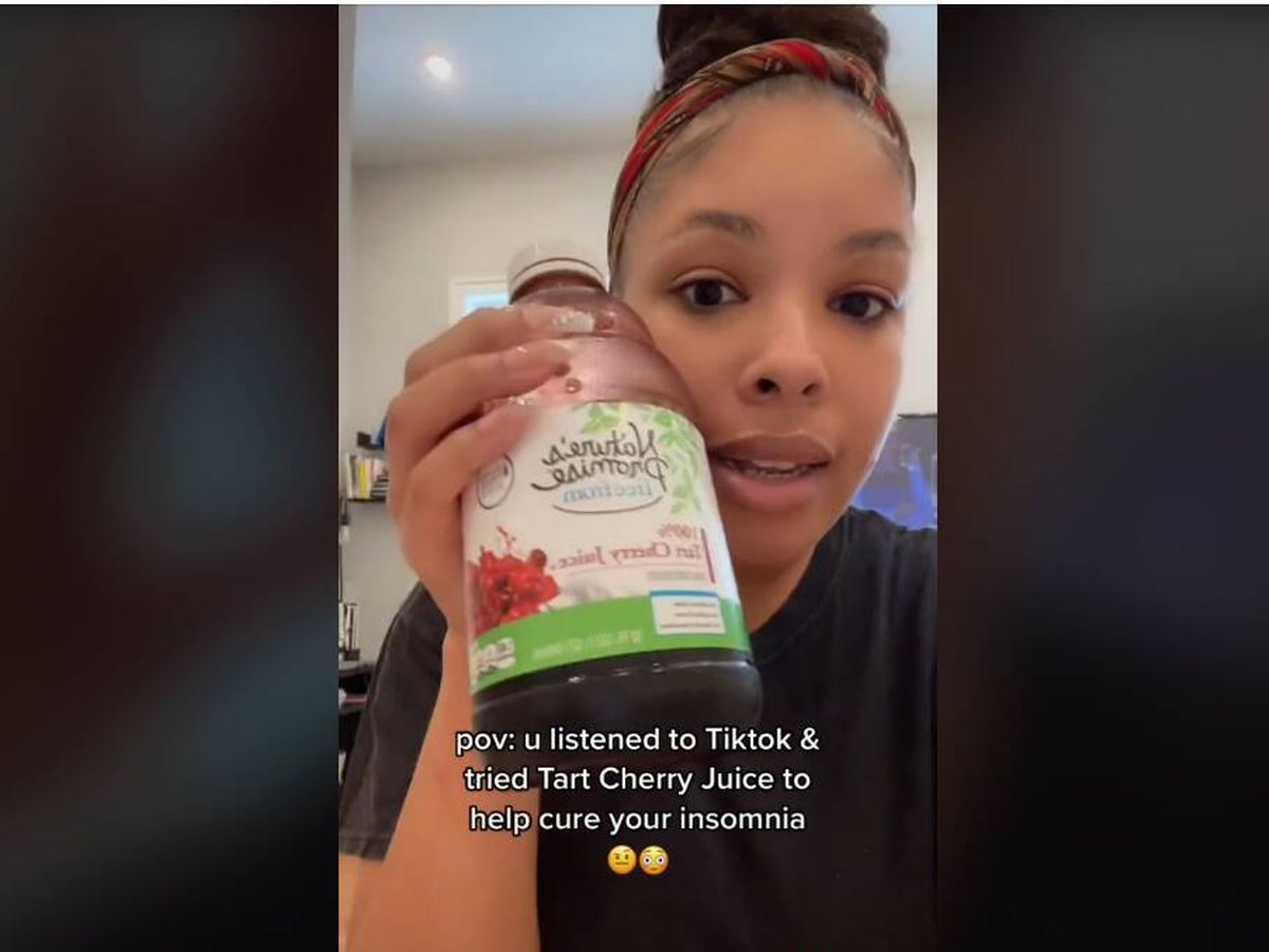 Foto: El zumo de cereza que te hará dormir toda la noche (TikTok/@missalanablack)