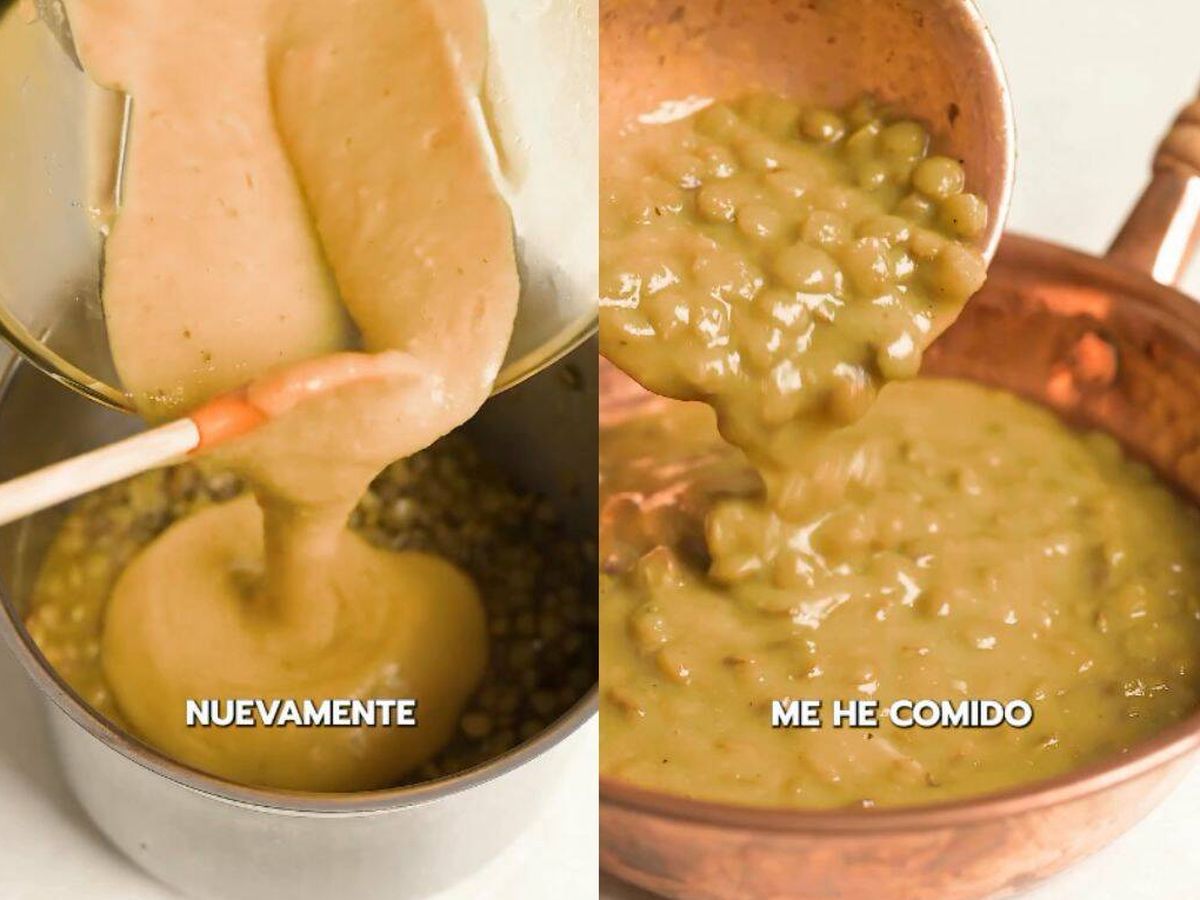 Foto: Aprende a preparar este estofado de lentejas sin pizca de carne, rico en verduras y que “nunca falla” (Instagram/@sarabarrientos_v)